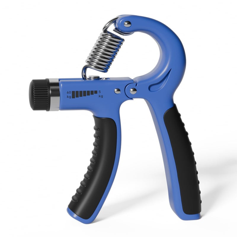 Lifelong Polypropylene Hand Grippe for Men & Women-Adjustable Resistance 5-60kg -Forearm Strengthener-Physiotherapy Equipment for Hand-Forearm Gripper-Gym Accessories for Finger Exercise(Blue) - Image 4
