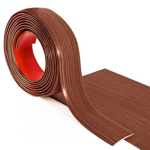 Art3d Self Adhesive Vinyl Floor Transition Strip,Laminate Floor Strip Floor Flat Divider Strip for Joining Floor Gaps, Carpet Threshold Transition, Floor Tiles (4 FT, 1.57in, Cherry) - Image 2