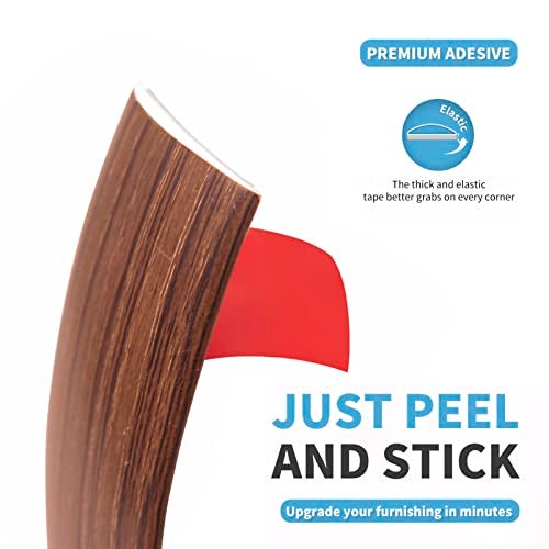 Art3d Self Adhesive Vinyl Floor Transition Strip,Laminate Floor Strip Floor Flat Divider Strip for Joining Floor Gaps, Carpet Threshold Transition, Floor Tiles (4 FT, 1.57in, Cherry) - Image 5