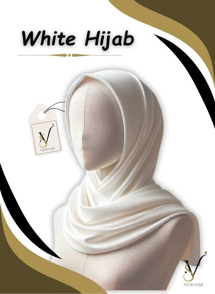 فيوستار وشاح حجاب ناعم ممتاز قابل للتمدد للنساء من Viewstar - وشاح رأس خفيف الوزن ومسامي وأنيق - ملابس عصرية متواضعة للمناسبات اليومية والخاصة - وشاح للعمرة يناسب الجميع - Image 1