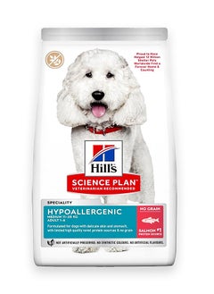 Hill's Hypoallergenic Medium Breed Adult Dog Food Salmon - 12 KG  - Image 1