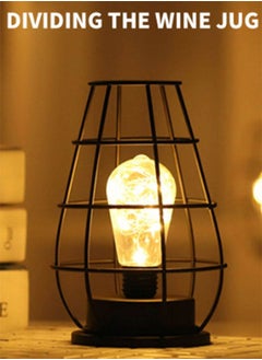 HOMESTAR Bedroom lamp for nightstand Retro Iron Art Table Lamp For Bedroom Living Room LED Bedside Lamp Bed Lamp Night Light  - Image 2