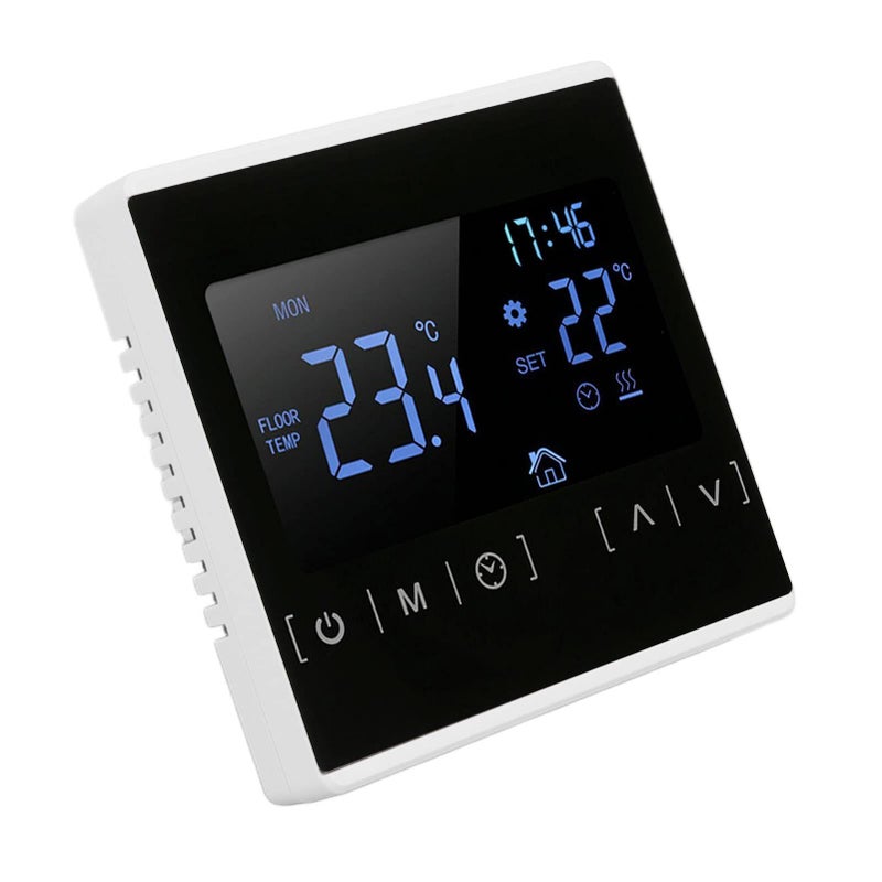 Smart Thermostat White ABS Shell Backlit Display Memory Function High Accuracy - Image 2