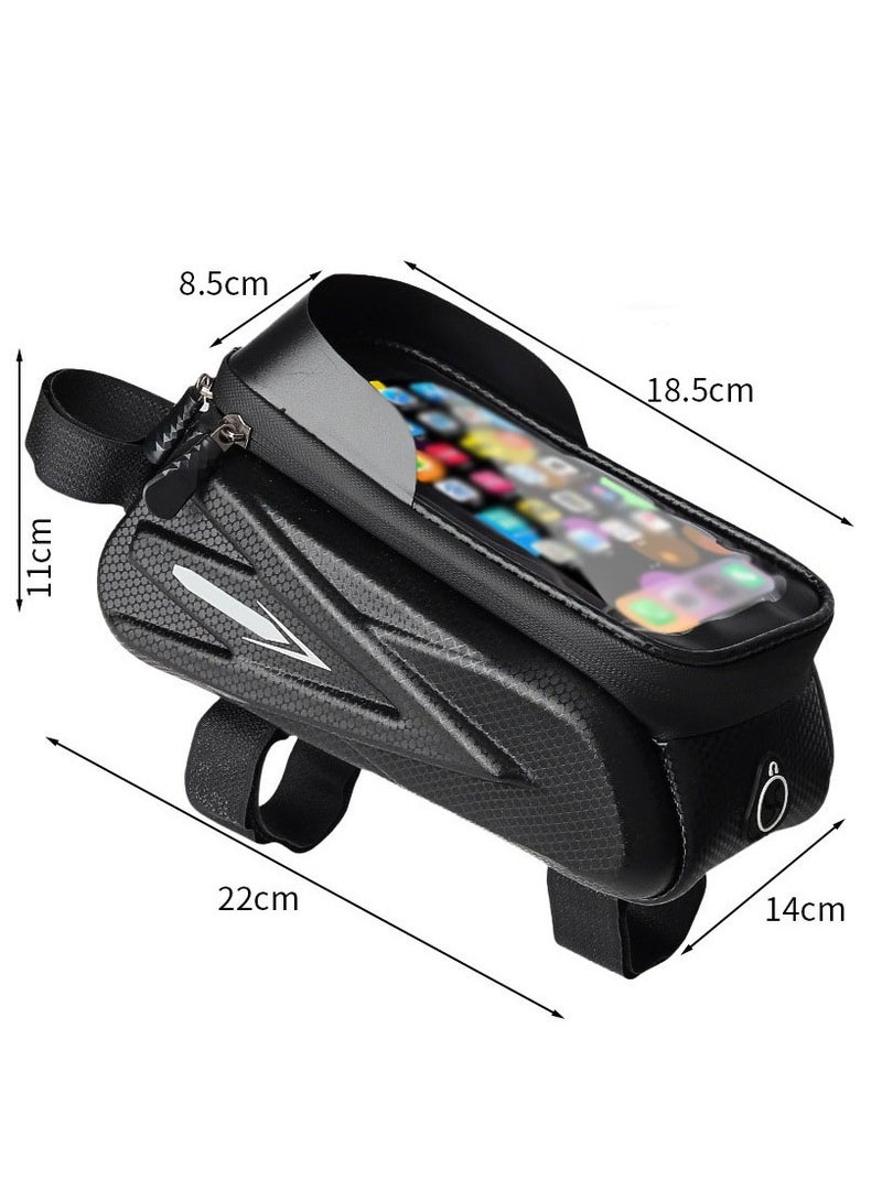 Generic Waterproof Pouch Bike Bag Hard Casing Waterproof Bicycle Phone Bag  - Image 4