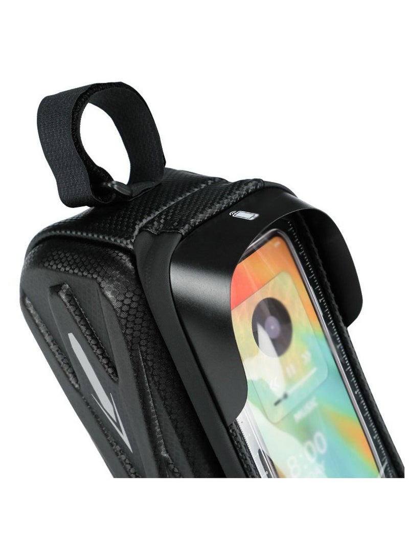 Generic Waterproof Pouch Bike Bag Hard Casing Waterproof Bicycle Phone Bag  - Image 5