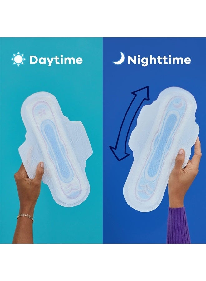 Always فوط صحية ألترا رقيقة دائمًا مقاس 5 ثقيلة جدًا لليلة مع أجنحة بدون رائحة، مقاس 5، 34 قطعة - Image 4