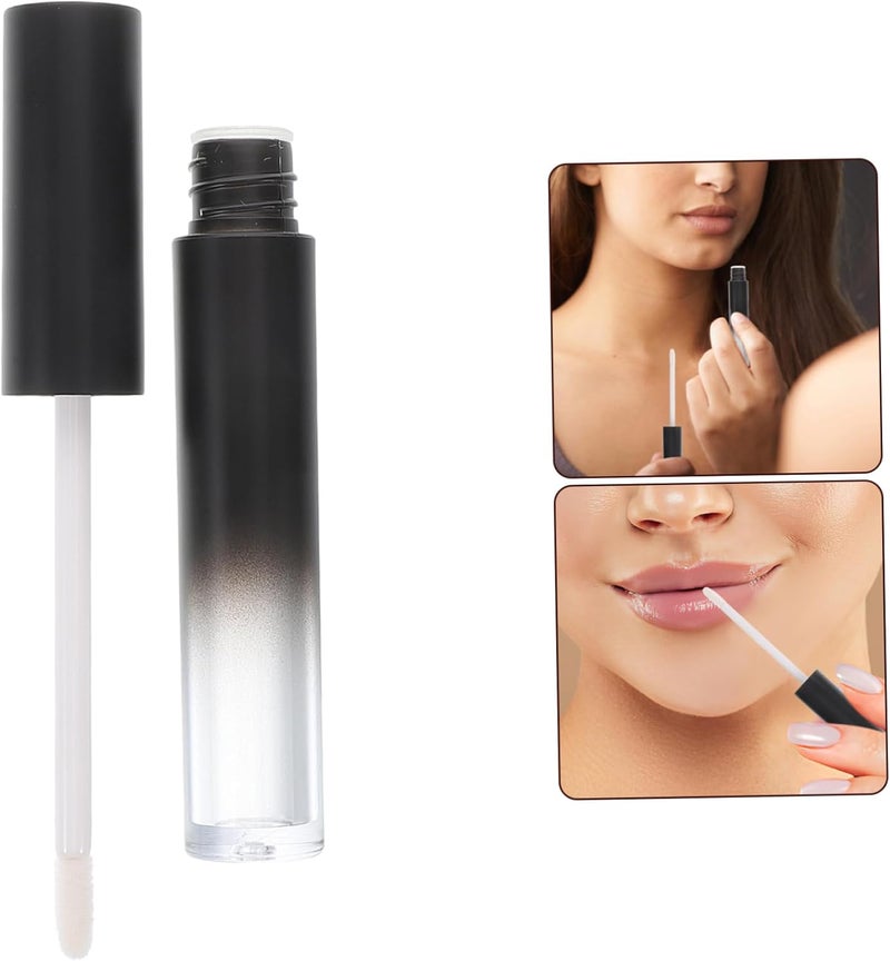 Empty Clear Lip Gloss Tube Refillable Lip Gloss Dispenser Bottle with Gradient Design Portable DIY Makeup Container for Lipstick for Everyday Use and Special Events - Image 5