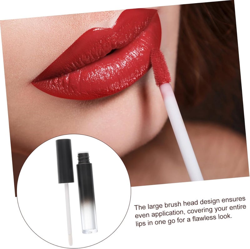 Empty Clear Lip Gloss Tube Refillable Lip Gloss Dispenser Bottle with Gradient Design Portable DIY Makeup Container for Lipstick for Everyday Use and Special Events - Image 1
