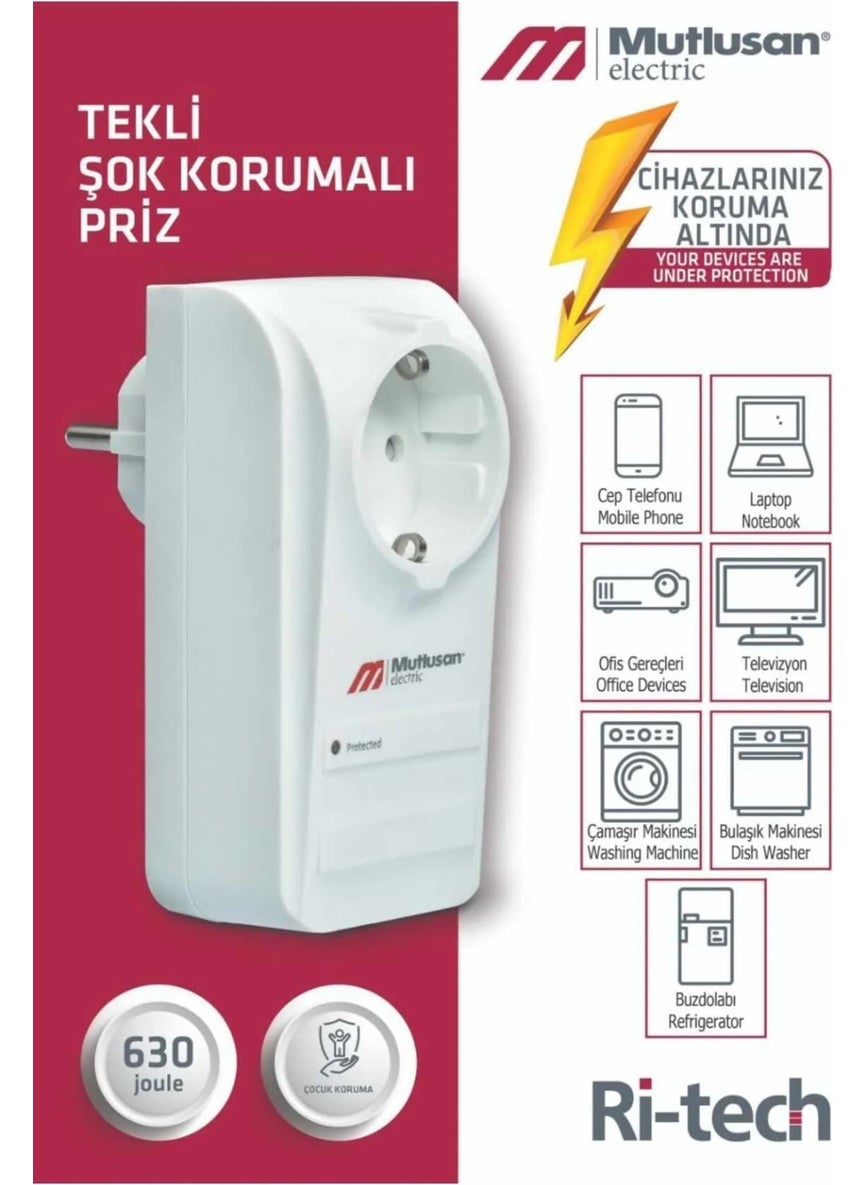En Parlak Mutlusan Single Shock Protection Socket (001 888 100004 00 00)  - Image 4