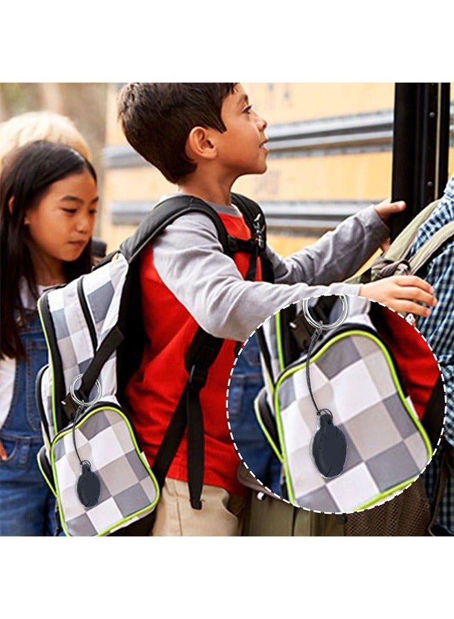 Compatible with AirTag Case Keychain Air Tag Case Holder Silicone AirTags Key Ring Cases Air Tags Key Chain Compatible with Apple AirTag GPS Item Finders Accessories For the Elderly and Children - Image 5