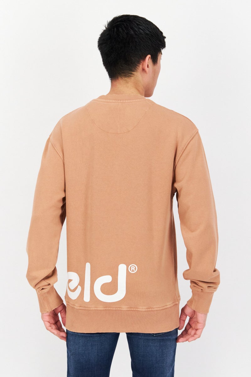 Penfield سويت شيرت رجالي بأكمام طويلة وياقة دائرية مطبوع، بطيخ - Image 2