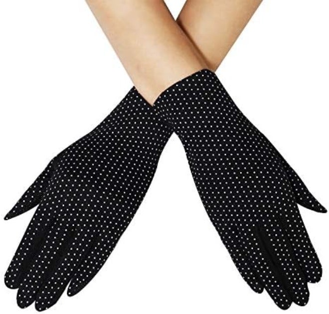 Lovful Women's Outdoor Uv Protection Cotton Touchscreen Anti-skid Driving  Gloves - Image 3