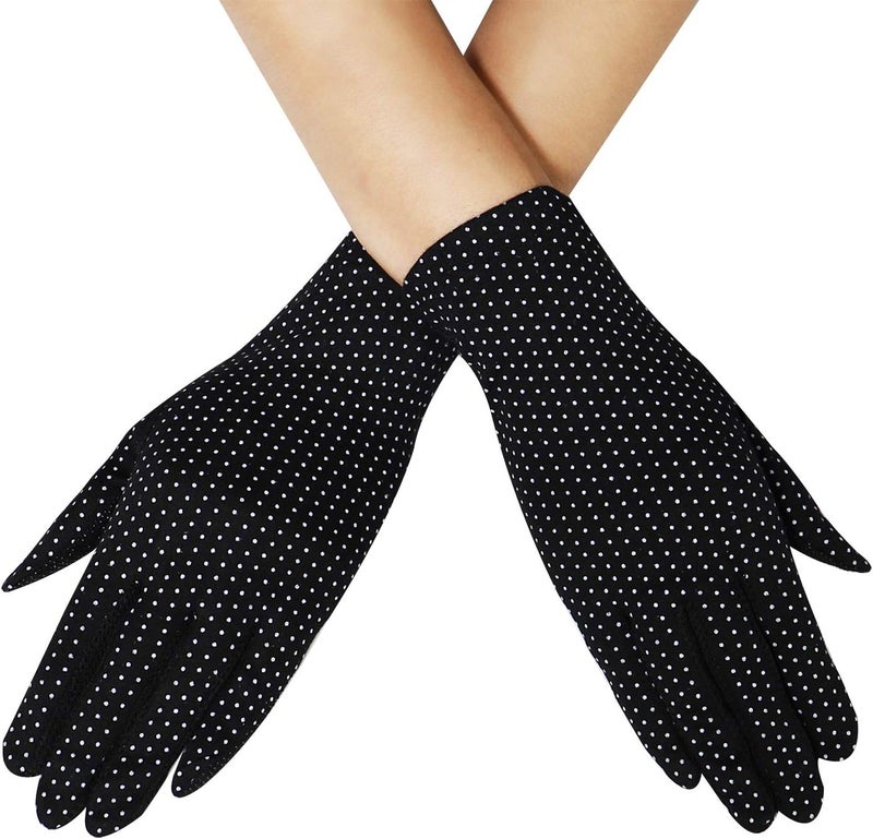 Lovful Women's Outdoor Uv Protection Cotton Touchscreen Anti-skid Driving  Gloves - Image 1
