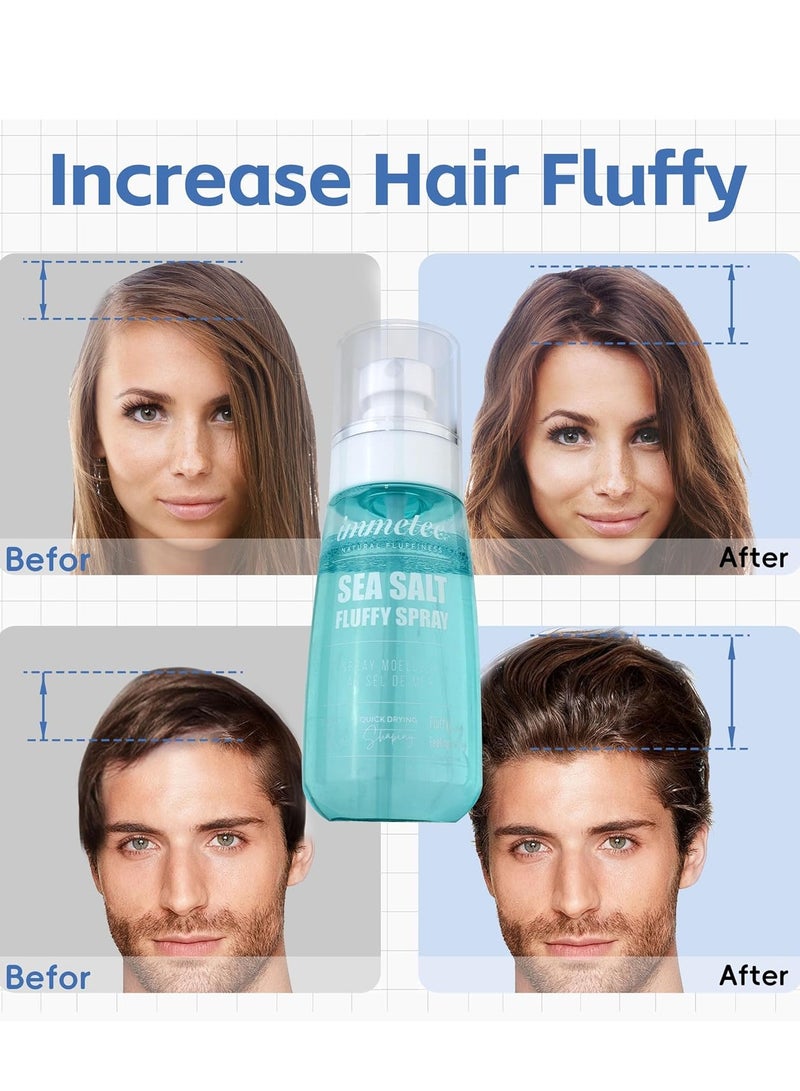 Sea Salt Texture Spray, Texture Spray for Hair Instant Volume, Full-Lift Volumizer Spray for All Hair Types Safe for Color-Treated, 3.38 Fl. Oz