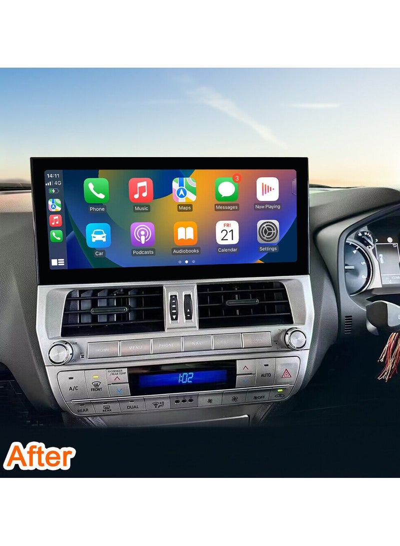 Raymos 12.3 inch Toyota Car Stereo Toyota RAV4 2008–2012  Android Screen Support Apple Carplay Android Auto Wireless 4GB RAM Fast Interface included 4G Wifi USB QLED ( 1280x720 ) - Image 3