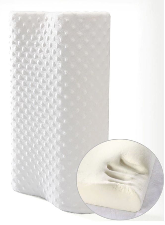 وسادة جديدة عالية الجودة من رغوة الذاكرة مادة بطيئة الاستجابة وسادة تدليك الرقبة وسادة نوم رغوة الذاكرة للمنزل - Image 2