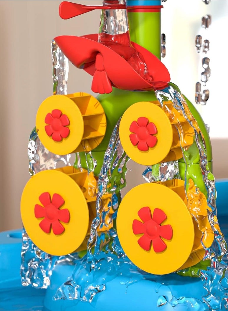 Remy Belle Sand and Water Table Toy for Kids, 3 Tier Outdoor Water Sand Table, Kids Water Play Table  - Image 3