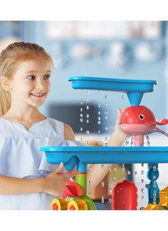 Remy Belle Sand and Water Table Toy for Kids, 3 Tier Outdoor Water Sand Table, Kids Water Play Table  - Image 4
