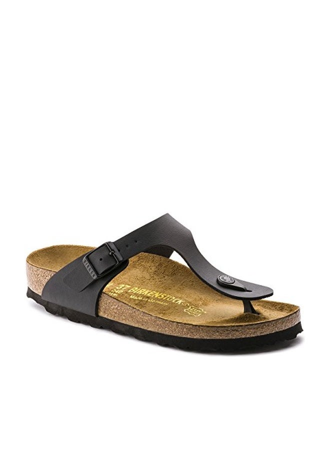 Birkenstock Women's Gizeh Thong Sandal, Black (Birko Flor), 38 M EU/7-7.5 B(M) US - Image 1