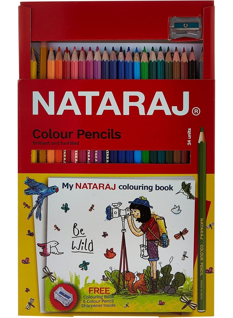 ناتاراج أقلام تلوين ناتاراج، 24 قطعة، متعددة الألوان - Image 3