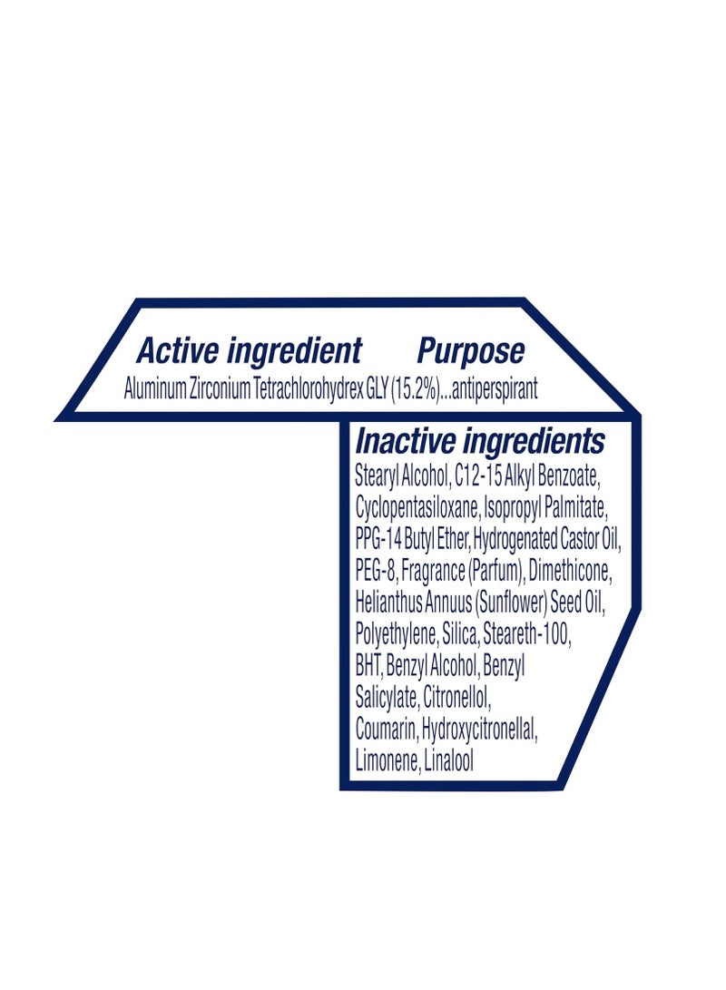 Dove مزيل العرق دوف أدفانسد كير برائحة اللافندر المنعشة للمساعدة في إصلاح حاجز بشرتك بعد الحلاقة، والتحكم في الرائحة لمدة 72 ساعة وحماية من العرق طوال اليوم لإبطين ناعمين، 2.6 أونصة