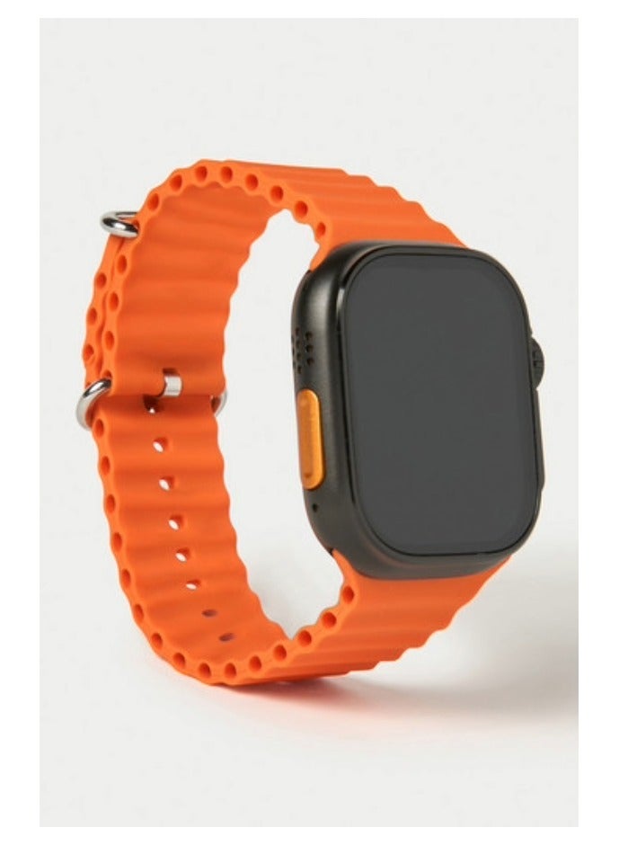 VOLT HD DISPLAY BLUETOOTH HEALTH FITNESS TRACKER WATERPROOF SLEEP PEDOMETER MONITOR Smartwatch  (Red Strap, Medium) - Image 2