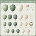Amandir 173Pcs Dusty Green White Sand Balloon Arch Garland Kit Beige Cream Mist Olive Light Sage Green Gold Confetti Balloons for Birthday Baby Shower Woodland Wild One Wedding Party Decorations - Image 4