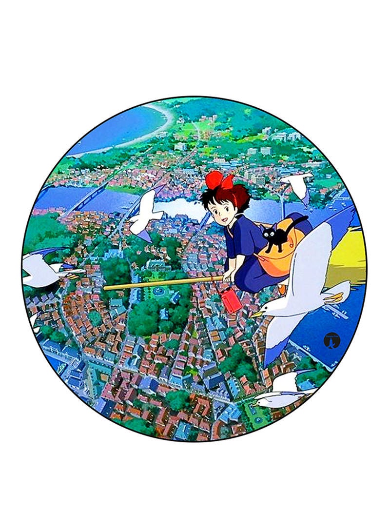 RKN Kiki's Delivery Service Printed Mouse Pad  Multicolour