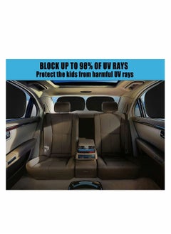 Y&D Car Window Shade Cling Sunshade Sun Glare and UV Rays Protector Shades 4 Pcs  - Image 3