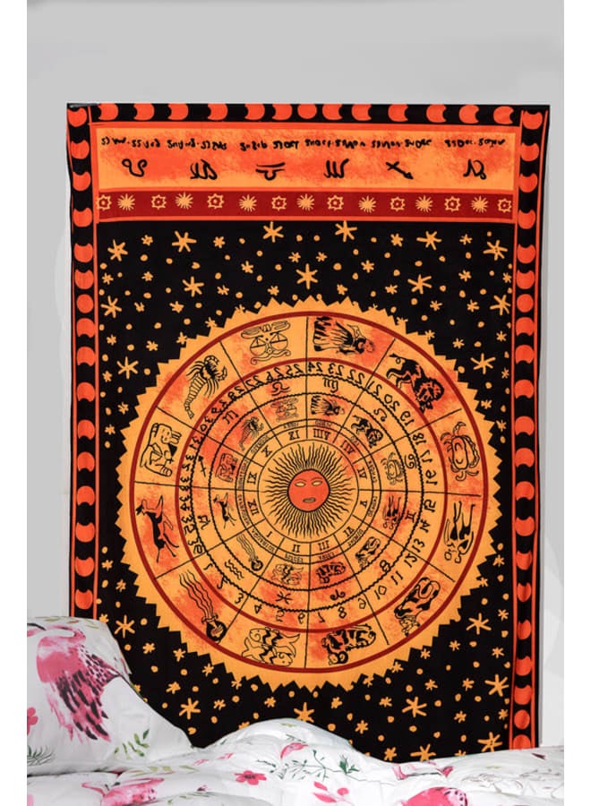 Hendi Mandala Bohemian Mandala Printed Wall Tapestry – Colorful Hippie Art Décor – Lightweight Polyester –  Bedroom, Living Room, Dorm Decoration - Image 1