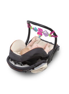 Bright Starts Busy Birdies Carrier Toy Bar Musical Takealong Toy With Lights Ages Newborn + Pink  - Image 5