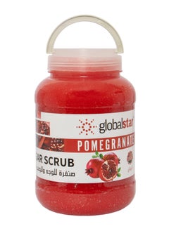globalstar Pomegranate Sugar Scrub for Face and Body 5kg  - Image 1