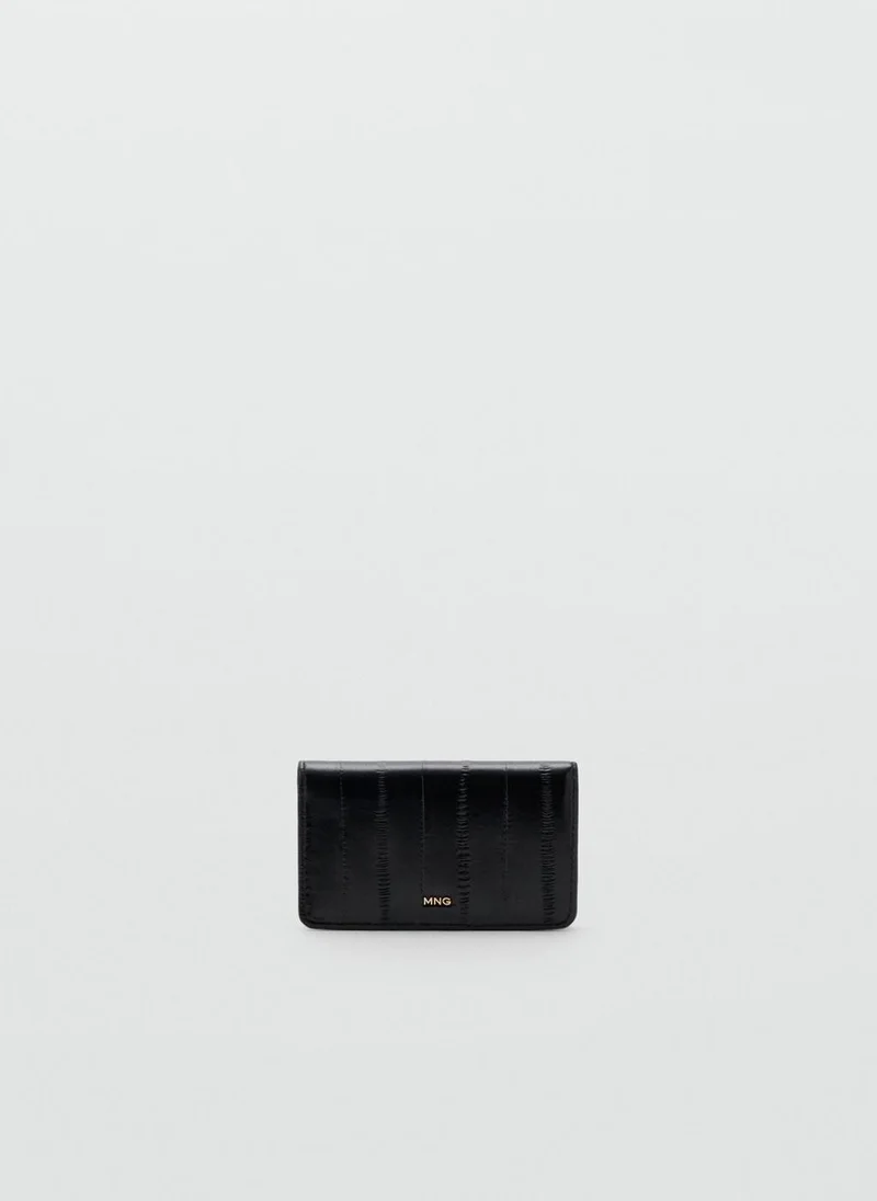 MANGO Small textured purse