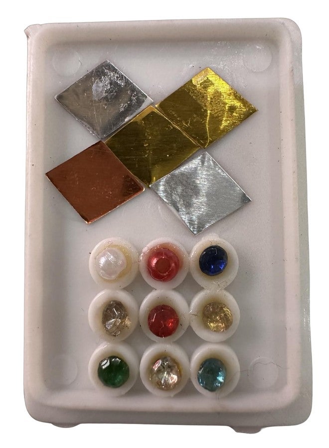 eVasavamba Griha Pravesh/Vastu Set | 2-in-1 | Contents: Navaratna, Panchaloha | A++ Grade, 1 Set - Image 1