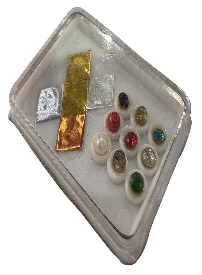 eVasavamba Griha Pravesh/Vastu Set | 2-in-1 | Contents: Navaratna, Panchaloha | A++ Grade, 1 Set - Image 2