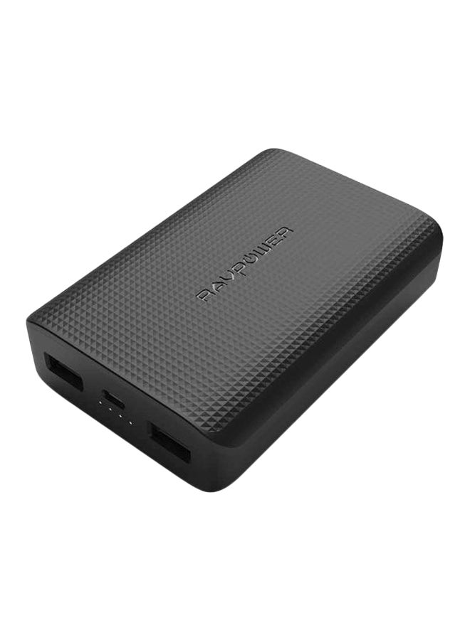RAVPOWER 10050 mAh Basis Series Portable Power Bank with I Smart QC Black - Image 3