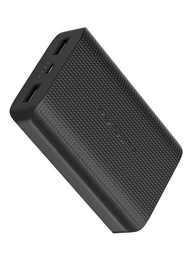 RAVPOWER 10050 mAh Basis Series Portable Power Bank with I Smart QC Black - Image 1