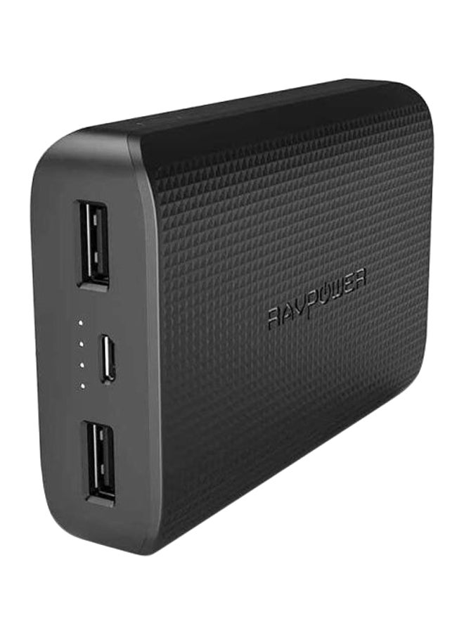 RAVPOWER 10050 mAh Basis Series Portable Power Bank with I Smart QC Black - Image 2