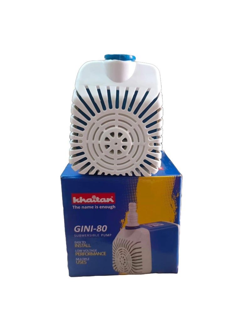 SEER Khaitan Gini-80 Submersible Pump 40 WATT Submersible Water Pump Blue - Image 1