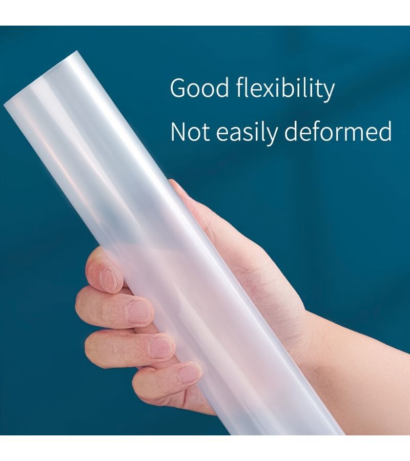 20pcs White L Shaped File Jacket A4 Transparent PP For School Office - Image 2