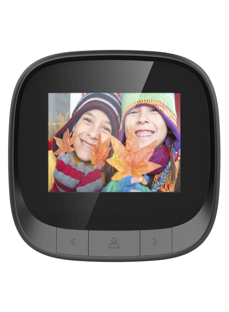 Smart Digital Video Doorbell Camera with 2.4-Inch LCD, 360P Resolution, 90° Viewing Angle – Peephole Viewer for Home Security - Image 1