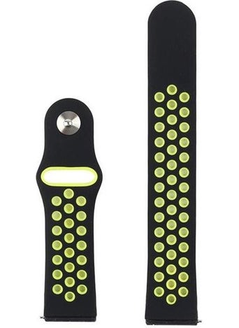 Markacase Fossil Watch Gen 6 Perforated Sport Band Black Yellow 