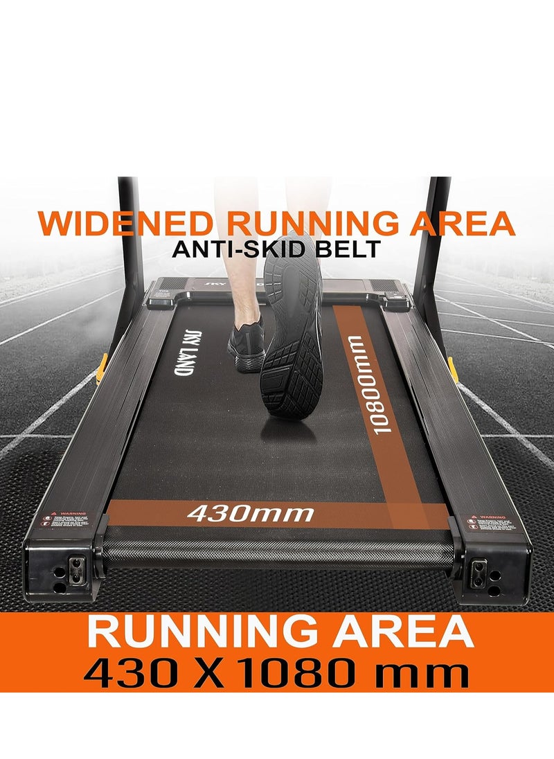 Sky Land - Foldable 3-in-1 Under Desk Treadmill | 2.5HP Quiet Running Machine for Home with Shock Absorption, LED Display & Device Holder | Supports 110kg User Weight | Walking pad For Home Gym & Office Use EM-1296 - Image 1