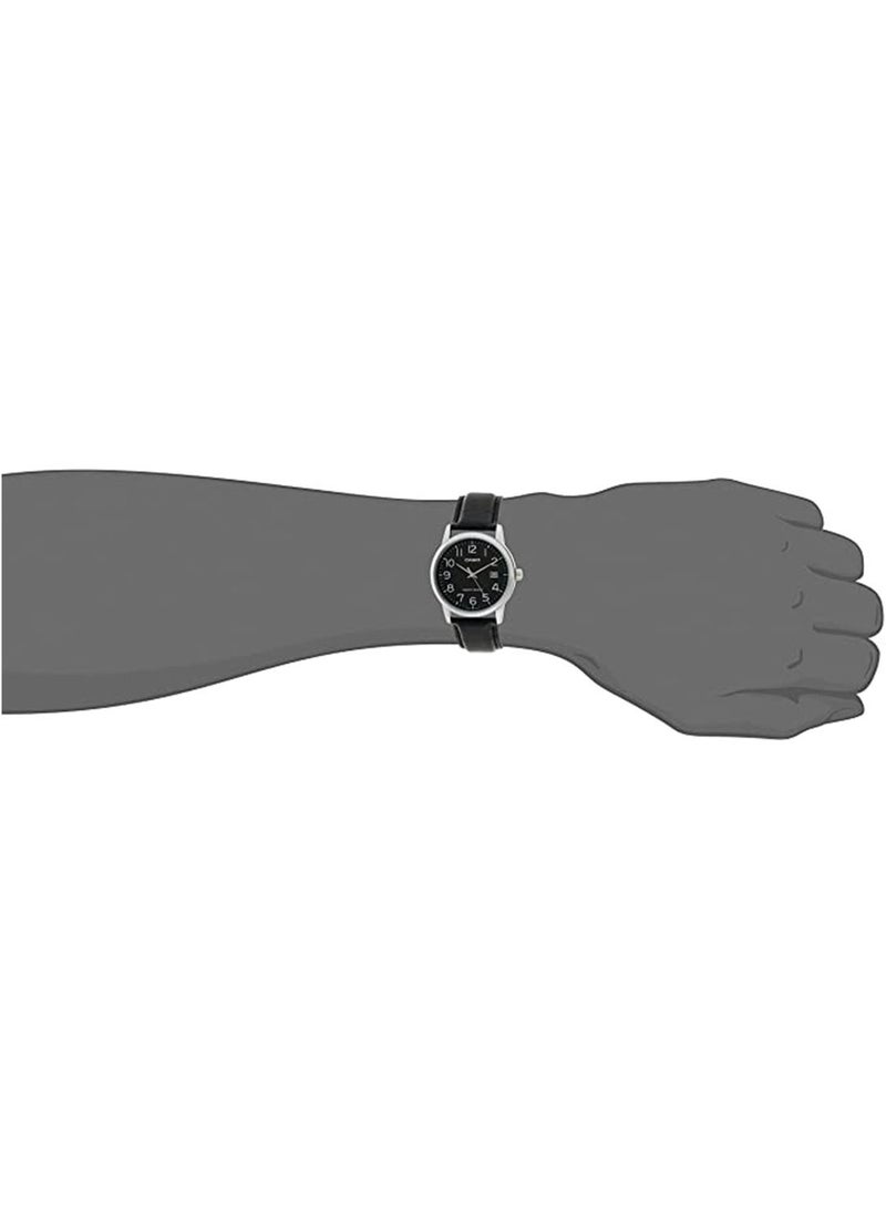 CASIO Men's Water Resistant Analog Watch MTP-V002L-1BUDF - 39 mm - Black - Image 4