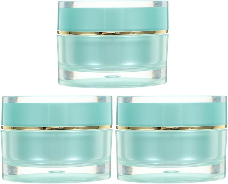 3pcs 30g Wide Mouth Small Cream Jars with Lids Refillable Empty Travel Containers for Cosmetic Creams and Lotions - Image 1