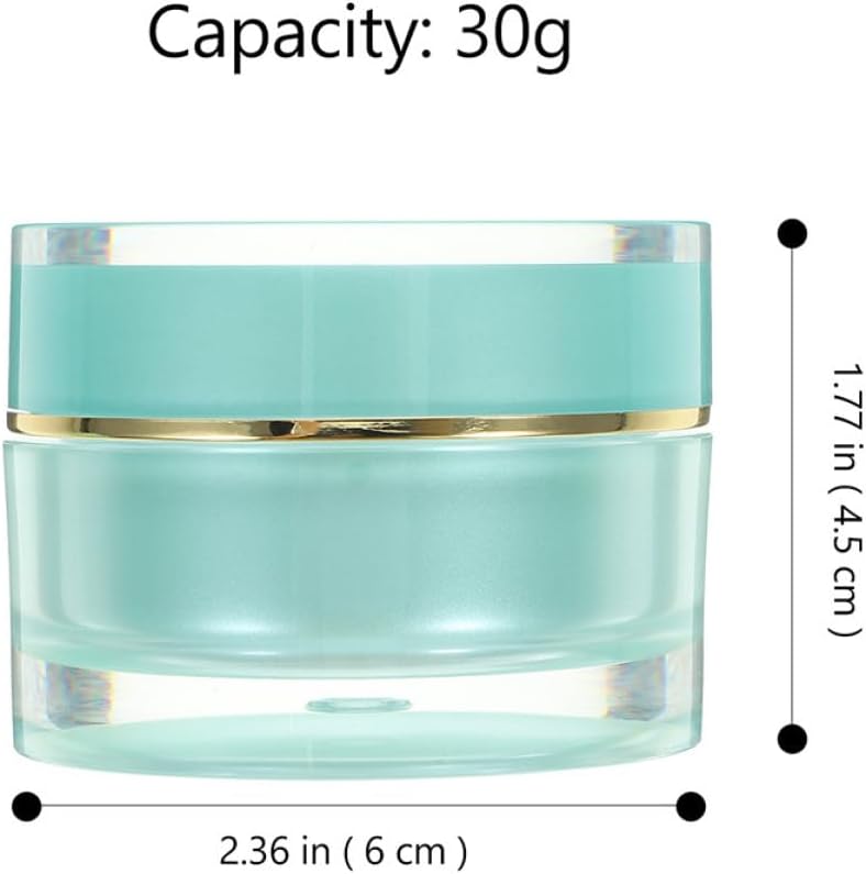 3pcs 30g Wide Mouth Small Cream Jars with Lids Refillable Empty Travel Containers for Cosmetic Creams and Lotions - Image 2