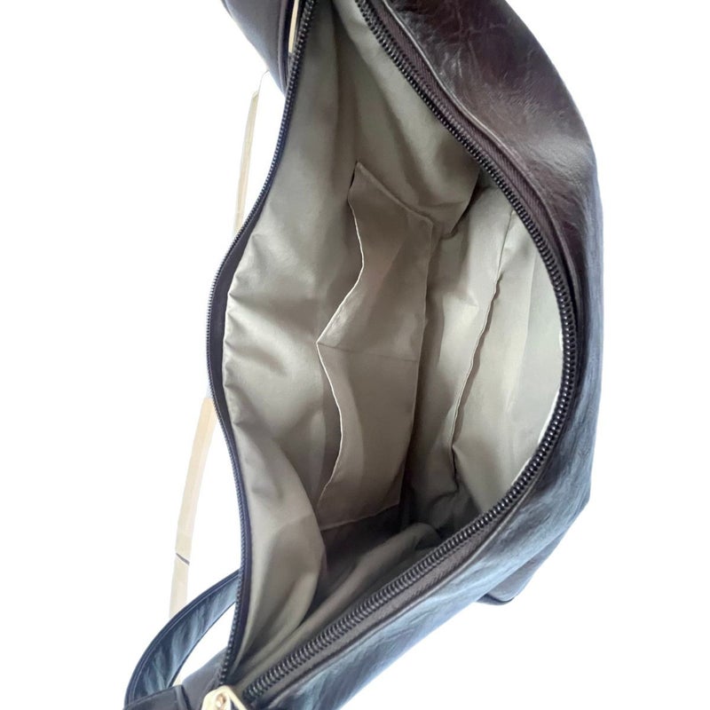 Foldable PU Leather Tote Bag with Adjustable Shoulder Strap - Image 4