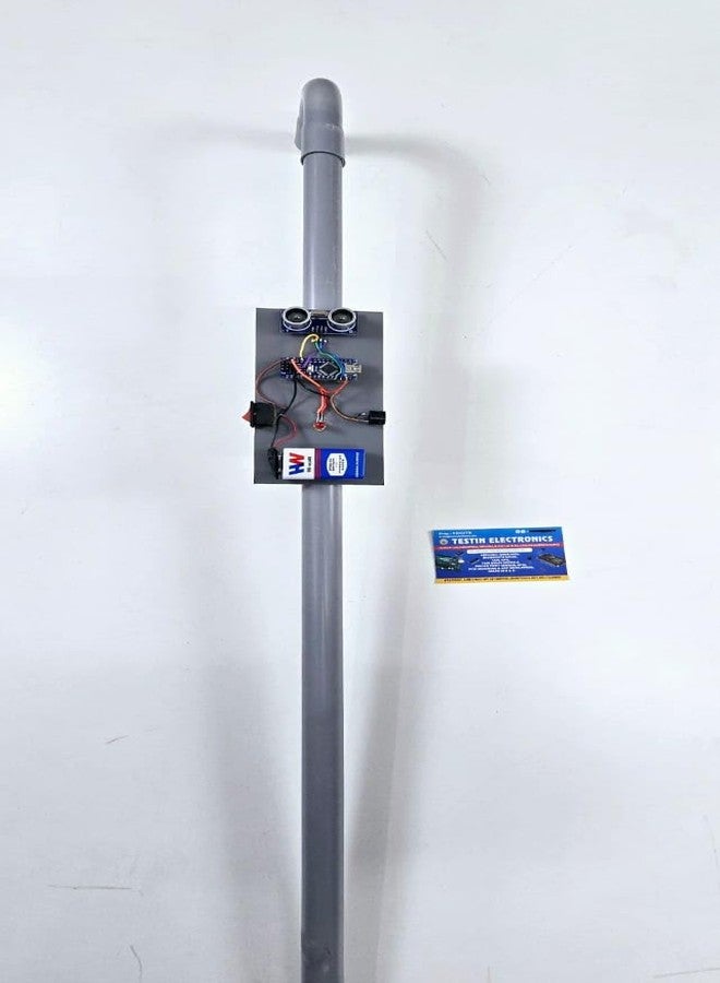 TESTIN ELECTRONICS BLIND STICK PROJECT || SMART BLIND STICK ||OBSTACLE DETECTION BLIND STICK || ELECTRONIC GUIDANCE STICK ||NEXT-GENERATION BLIND STICK || SMART WALKING AID FOR THE BLIND - Image 3
