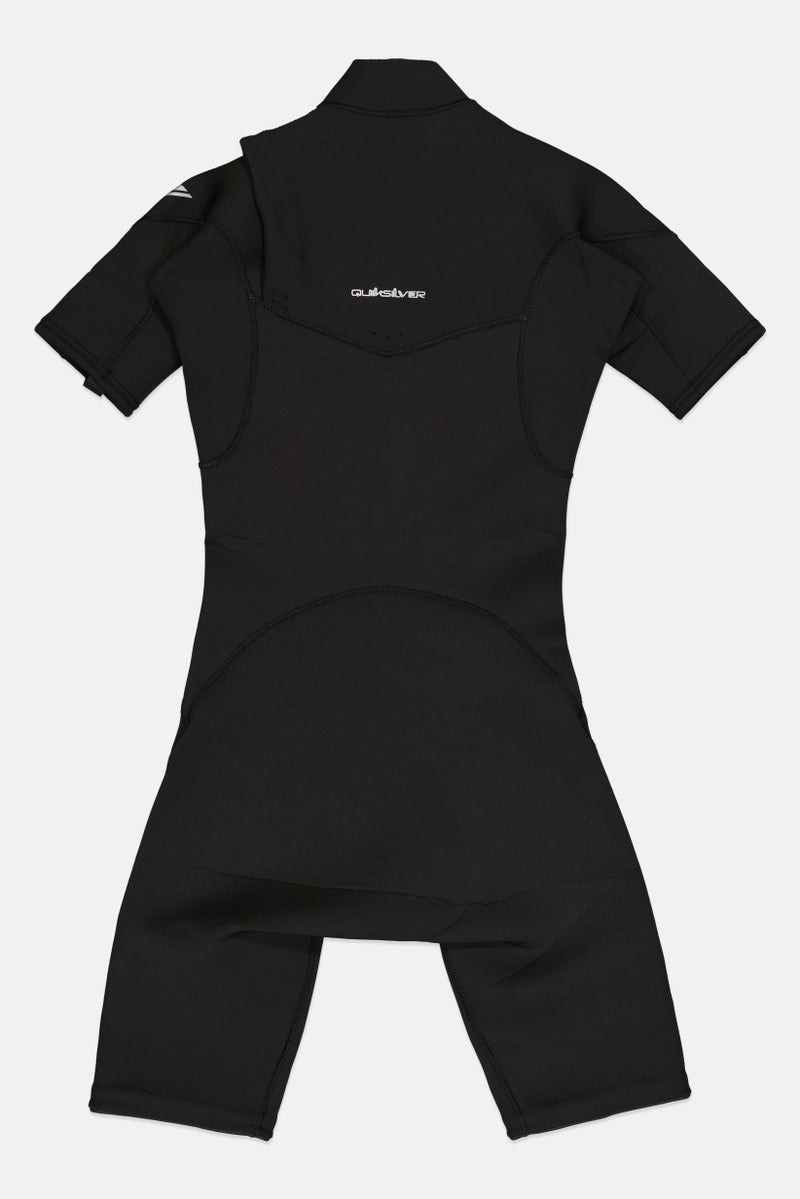 QUIKSILVER Kids Boy Short Sleeve Spring Suit, Black - Image 2