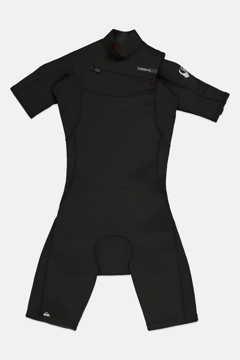 QUIKSILVER Kids Boy Short Sleeve Spring Suit, Black - Image 1
